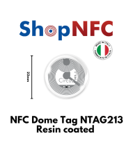 NFC Dome Tag NTAG213 - Resin coated sticker ø22mm