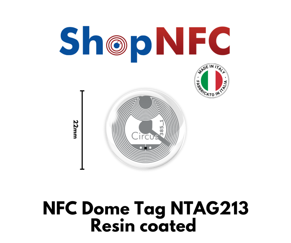 NFC-Tags NTAG213 mit Epoxidharz beschichtet