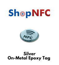 Golden/Silver Epoxy NFC Tags On-metal - Custom printed