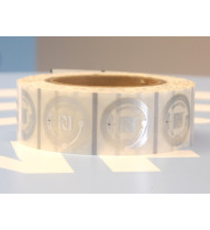 Clear NFC Stickers NTAG216 Round ø38mm