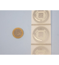 Clear NFC Stickers NTAG216 Round ø38mm