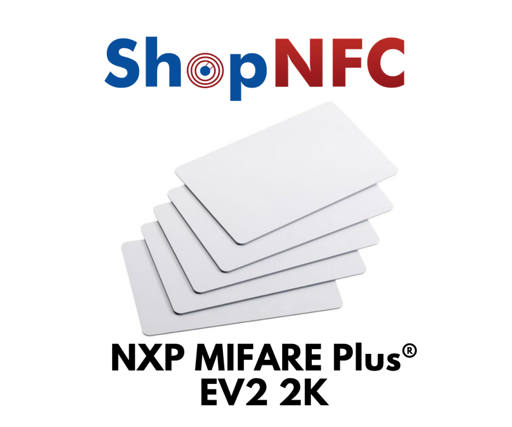 Cartes NFC en PVC NXP MIFARE Plus® EV2 2K