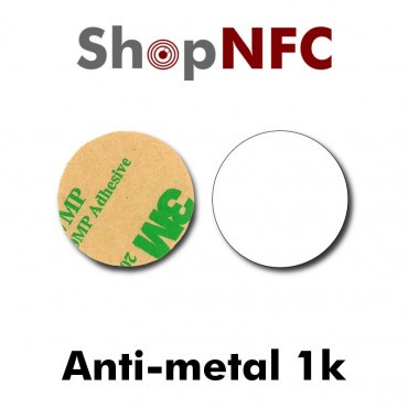 Tags NFC anti-métal adhésifs 1k