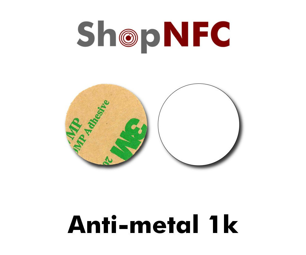 Fully Waterproof / Weatherproof Anti-Metal NFC Tags in PVC - NTAG213 - Shop  NFC