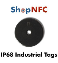 Tag NFC industriali IP68 NTAG213 schermati 22mm