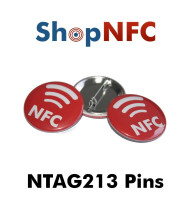 Chapa NTAG213 de metal con logotipo NFC