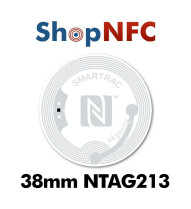 Smartrac Bullseye NTAG213 - Etiqueta NFC 38mm adhesiva