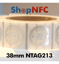 Smartrac Bullseye NTAG213 - Etiqueta NFC 38mm adhesiva