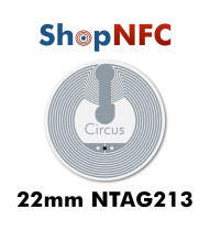NFC Stickers NTAG213 Round ø22mm