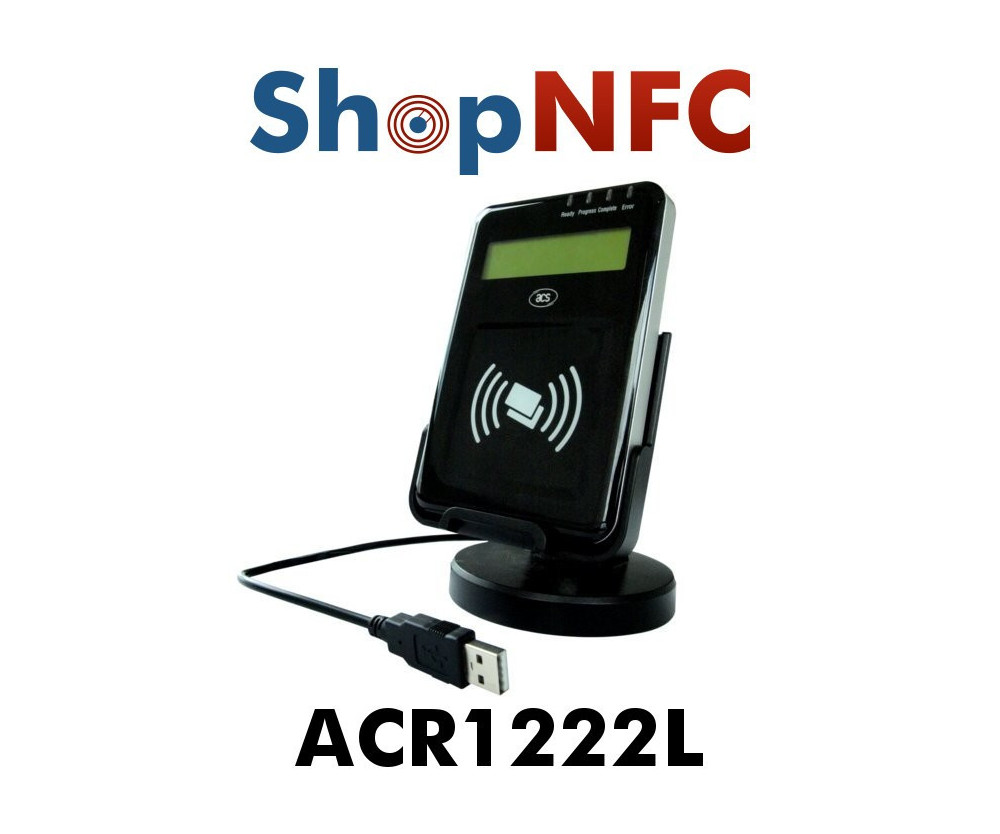 ACR1222L - NFC Reader/Writer con Display LCD