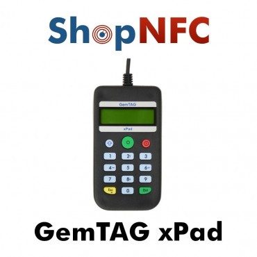 GemTAG xPad - Lector/Grabador NFC con teclado