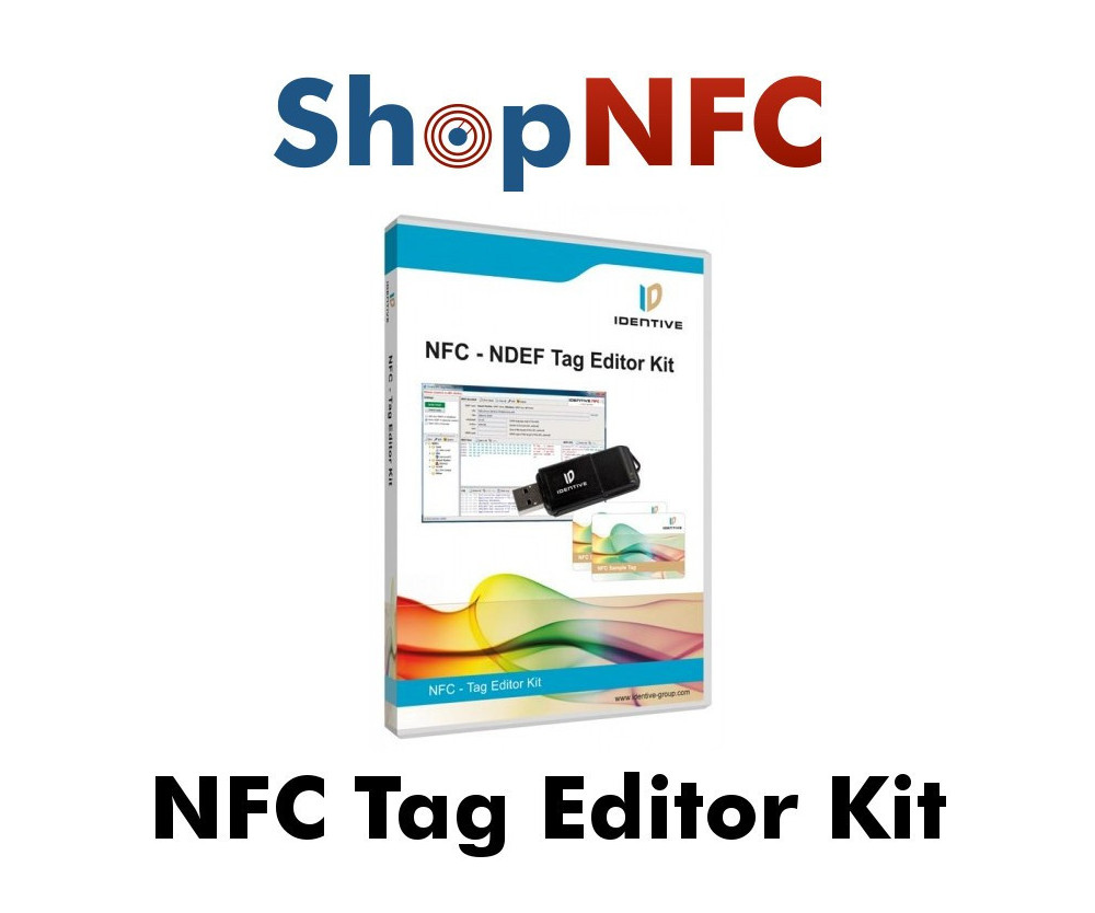 NFC Tag Editor Kit (Lettore/scrittore + Software)