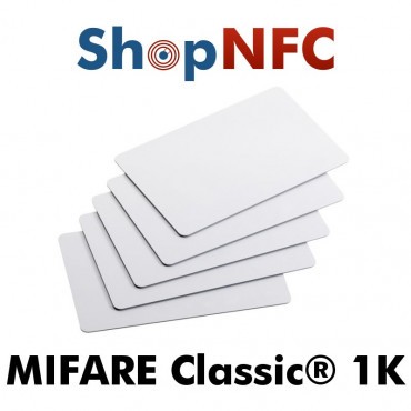 Tarjetas NFC en PVC NXP MIFARE Classic® 1k