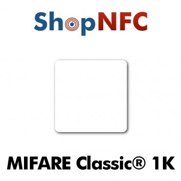 Etiqueta NFC NXP MIFARE Classic® 1k 35x35mm adhesiva