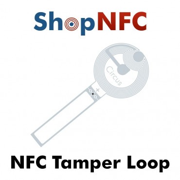 Etiqueta NFC Tamper Loop NTAG213 TT adhesiva