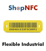 Tags NFC industriels IP68 ICODE® SLIX flexible - Barcode UID