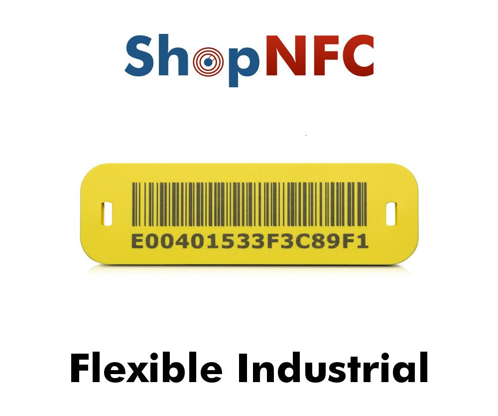 Tag NFC industriali IP68 ICODE® SLIX flessibili - Barcode UID