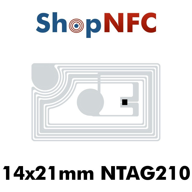 NFC Stickers NTAG210 13.5x21mm