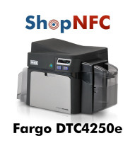 HID FARGO DTC4250e - Impresora de tarjetas con codificador NFC