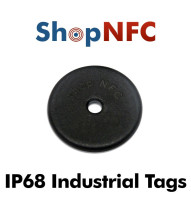 Disco NFC industrial IP68 NTAG213 antimetal 22mm