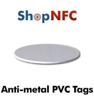 Etiqueta NFC antimetal NTAG213 30mm adhesiva de PVC