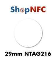 Etiqueta NFC NTAG216 29mm adhesiva