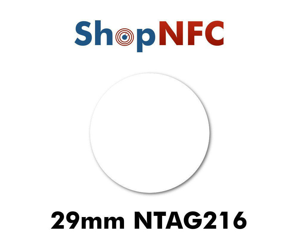 Etiqueta NFC NTAG216 29mm adhesiva