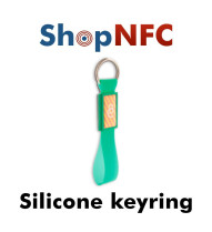 Silicone NFC Keyring - Resin Coated