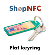 Flat NFC Keyring - Resin Coated