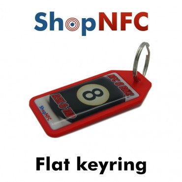 Portachiavi NFC - Grafica resinata