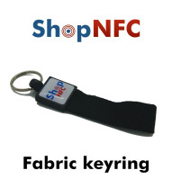 Fabric NFC Keyring - Resin Coated