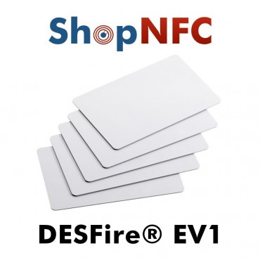 Cartes NFC en PVC NXP MIFARE® DESFire® EV1 2k/4k/8k