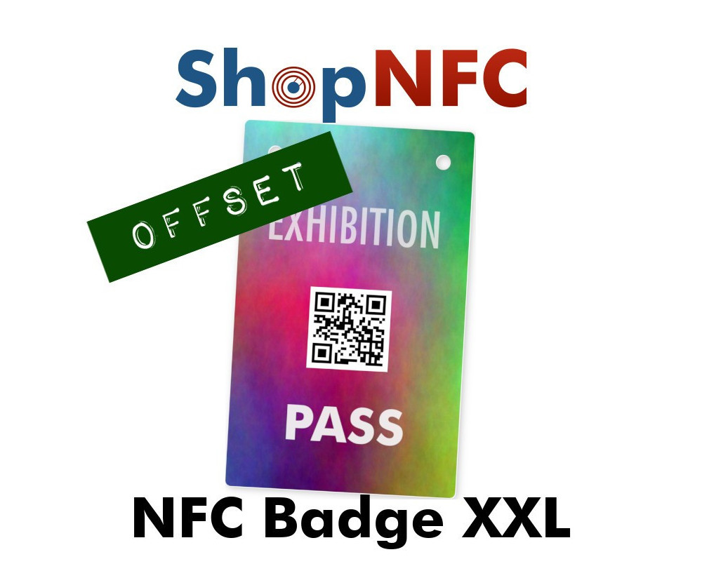 NFC Badges XXL - Offset Printing