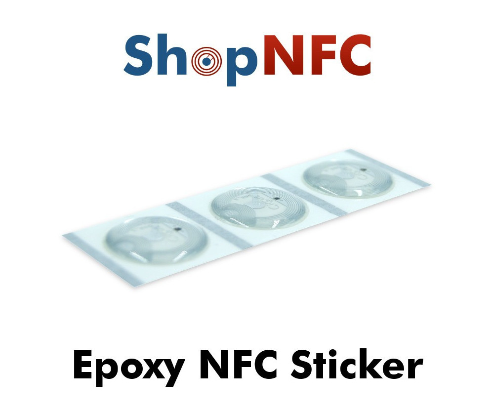 Étiquettes NFC NTAG213 recouvertes de résine époxy