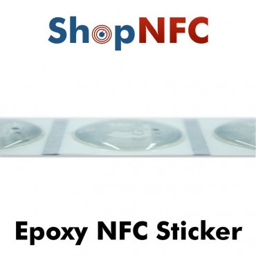 Étiquettes NFC NTAG213 recouvertes de résine époxy