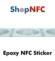 Étiquettes NFC NTAG213 recouvertes de résine époxy