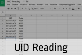 NFC Tags' UID Reading and collecting in Excel spreadsheet